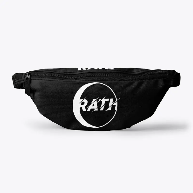 RATH2 Wordmark White Fanny Pack