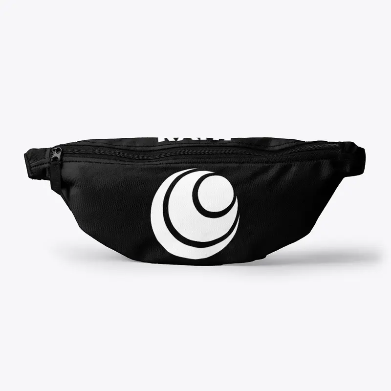 RATH1 Wordmark White Fanny Pack