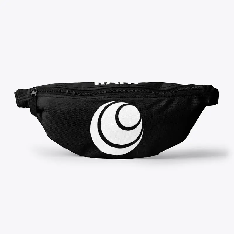 RATH1 Wordmark White Fanny Pack